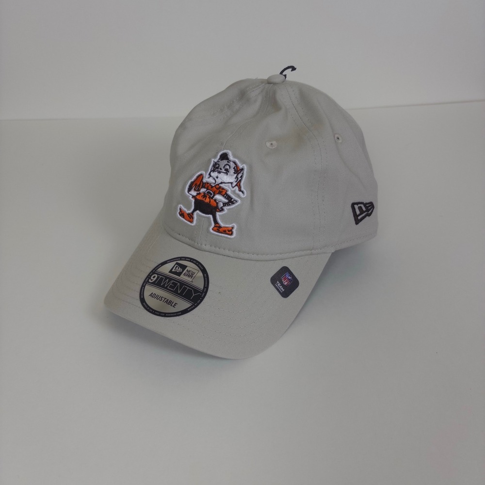 Cleveland Browns New Era Hat Mens OSFM Tan Brownie Elf 9TWENTY Adjustable Cap